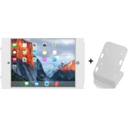 Secure Space Enclosure with 45 Kiosk Stand for iPad Pro 12.9in - White