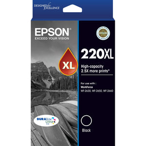Epson 220XL DuraBrite High-Capacity Ink Cartridge (Black)