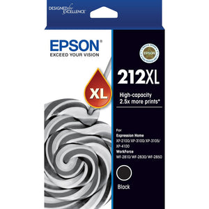 Epson 212XL High Capacity Ink Cartridge (Black)