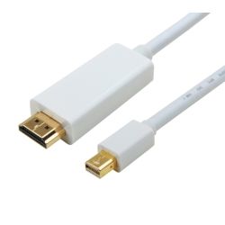 Astrotek Mini DisplayPort to HDMI Cable, 20 pins Male to 19 pins Male, 1m, 1 Year Warranty, ASO CAB MINI-DP-M-HDMI-M-1M