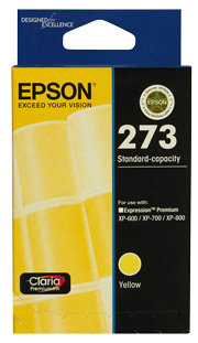 Epson 273 Std Capacity Yellow For XP-600, XP-700, XP-800
