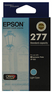 Epson 277 LightCyan,Std Capacity Ink, Claria Photo HD