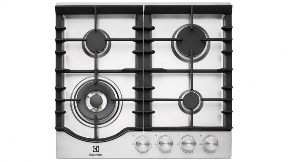 Electrolux 60cm Gas Cooktop - Stainless Steel