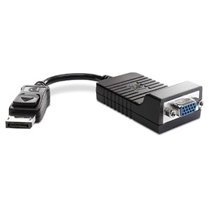 HP F7W97AA, Display Port to VGA Adapter, 1 Year Warranty, HPL ACC DISPLAYPORT-VGA-ADAPTER