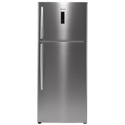 Hisense 436L Right Hinge Top Mount Fridge - Stainless Steel