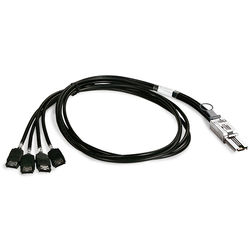 iStarUSA Cable K-SF88XES-1M 1M miniSAS SFF-8088 to 4x ESATA Cable Brown Box