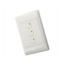 OMNI-BUS 6-BUTTON WALL SWITCH- WHITE