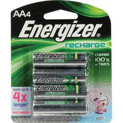 Energizer AA NiMH 2300MA Rechargeable Battery - 4 Pack