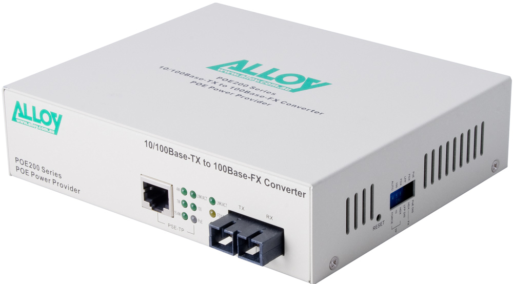 PoE PSE Fast Ethernet Media Converter