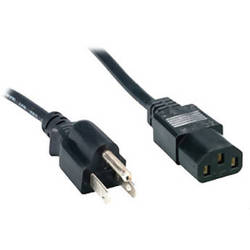 3FT PC Power Cord Black Standard Series Lifetime Warranty