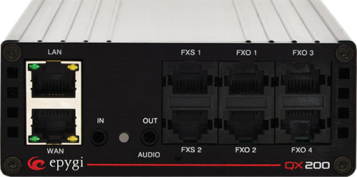 QX200 IP PBX, 4x FXO & 2x FXS, 24x SIP Ext.