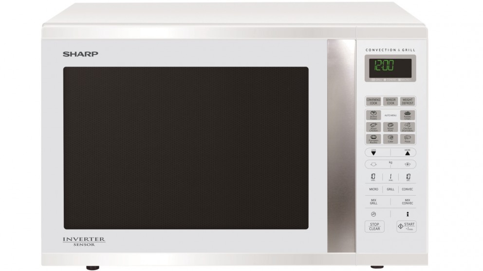 Sharp 1000W Large Convection Microwave Oven - White