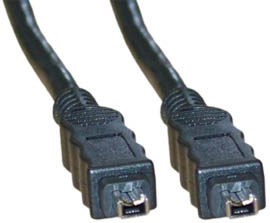 8wareRC-39442, Firewire IEEE 1394A Cable 4P-4P, 2m, 8WR CAB FW-4P-4P-2M