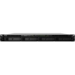 Synology RackStation RS818+ 4-Bay 3.5" Diskless 4xGbE NAS (1U Rack), Intel Atom Quad Core 2.4GHz, 2GB RAM, 2xUSB3, eSata with SRS!