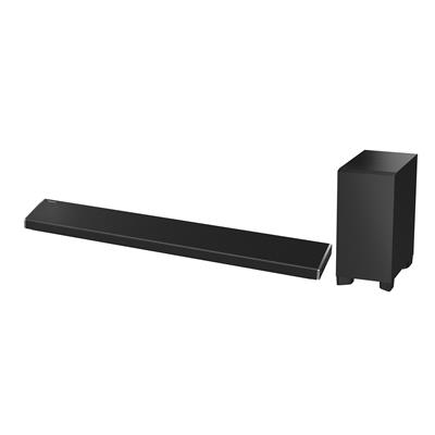 350W 3.1CH W/LESS SUB ALLPLAY SOUNDBAR 4K Signal Pass Through with HDCP 2.2 Bluetooth NFC Panasonic Music Stream App Multi Angle Sound Clear-mode Dialog H.Bass IR Blaster ARC HDMI input x1