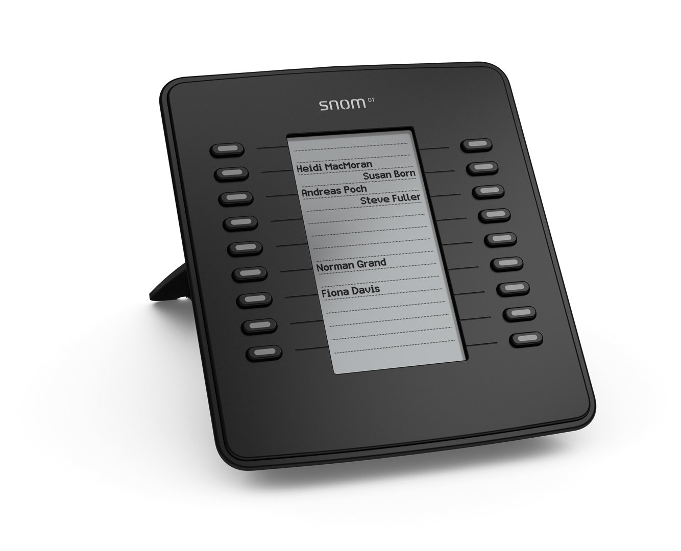 18 button Snom black keypad with USB connection