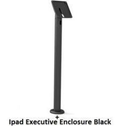 Secure Executive Enclosure with Rise Pole Mount 60cm for iPad 2/3/4/Air/Air 2/5th Gen/Pro 9.7in - Black