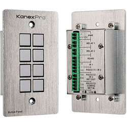 KanexPro WP-CONTROLSWP-CONTROLS Wall Plate Control Panel for A/V Devices (Silver)